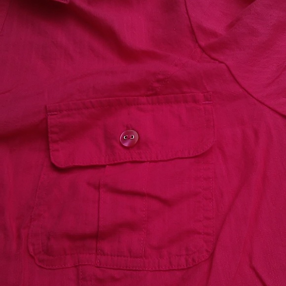 Karen Scott Button Down Plus Short Sleeve Shirt 3X - Picture 4 of 8